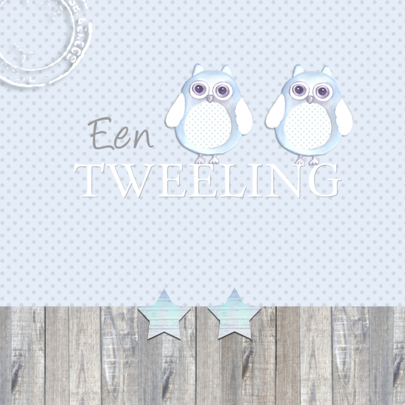 felicitatie tweeling uiltjes - Felicitatiekaarten Felicitatiekaarten - felicitatie tweeling uiltjes