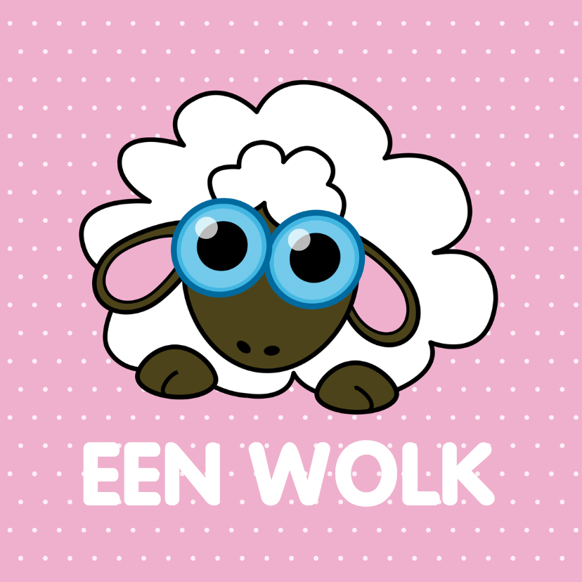 Felicitatie - wolk meisje - MG - Felicitatiekaarten Felicitatiekaarten - Felicitatie - wolk meisje - MG