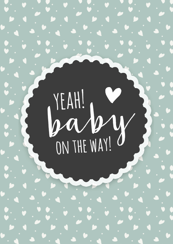 Felicitatiekaarten - Felicitatie - zwanger baby on the way