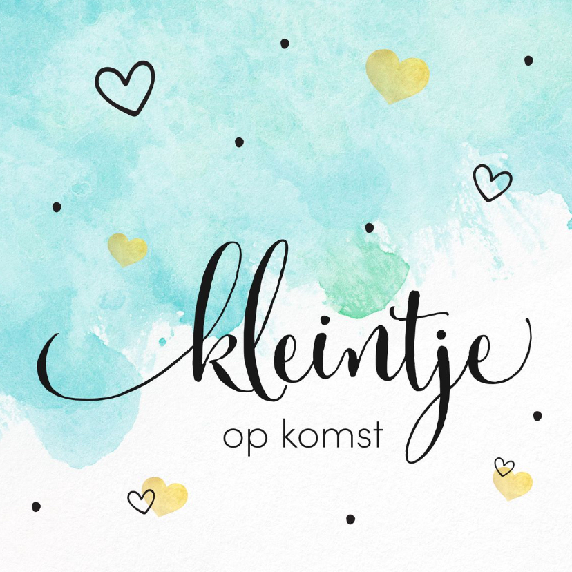 Felicitatiekaarten - Felicitatie - zwanger kleintje op komst