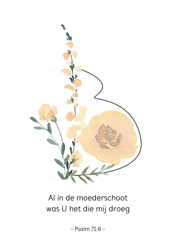 Felicitatiekaarten - Felicitatie zwangerschap christelijk