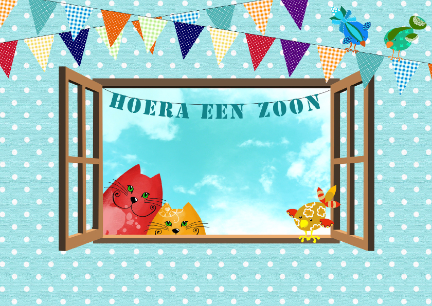Felicitatiekaart een zoon - Felicitatiekaarten Felicitatiekaarten - Felicitatiekaart een zoon