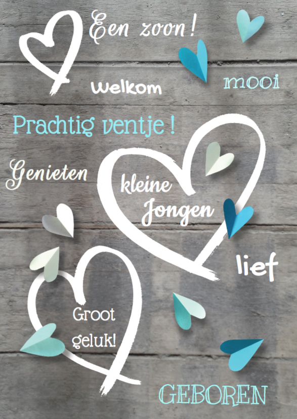 felicitatiekaart hart hout - Felicitatiekaarten Felicitatiekaarten - felicitatiekaart hart hout