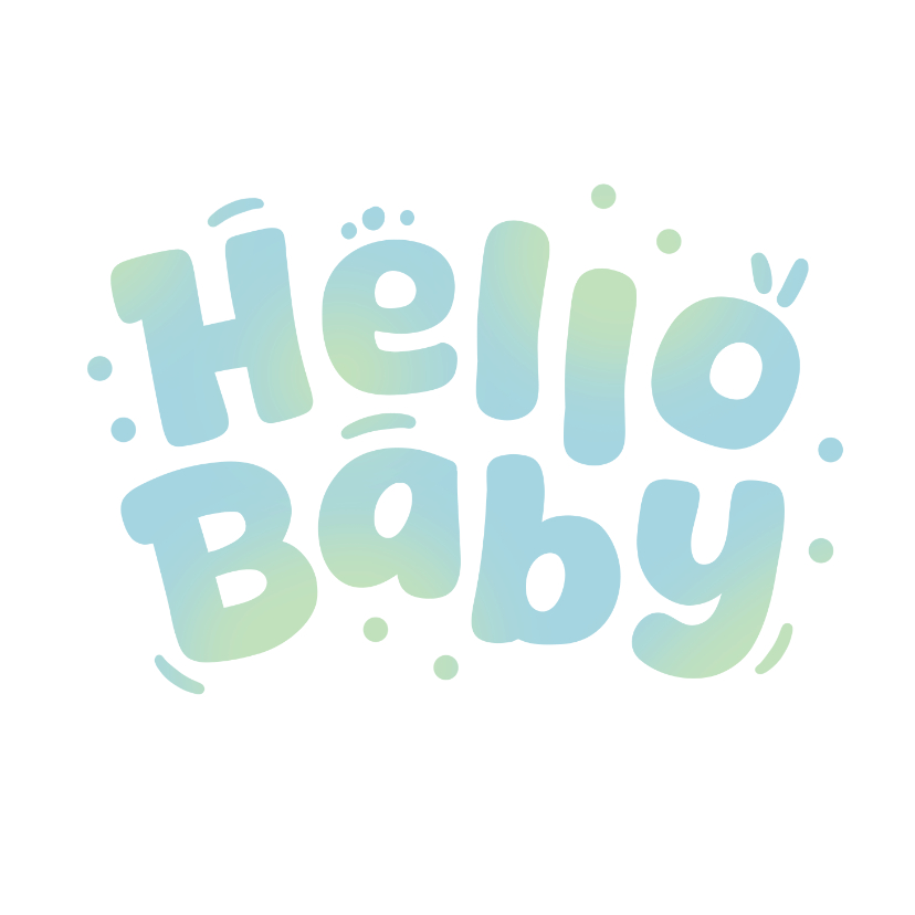Felicitatiekaarten - Felicitatiekaart hello boy grafisch baby jongen