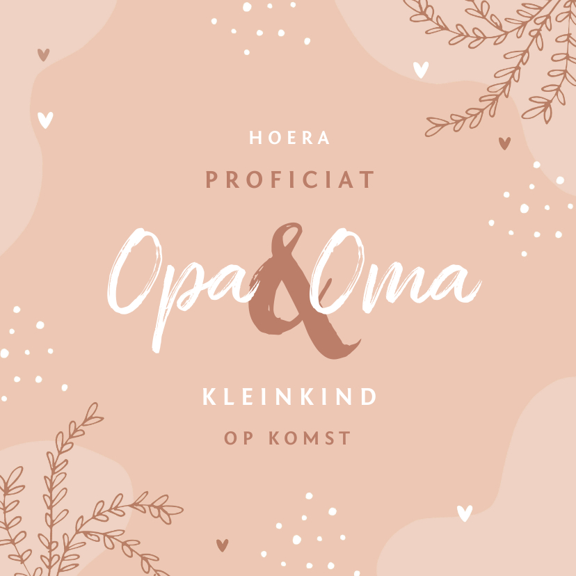 Felicitatiekaart kleinkind op komst - Felicitatiekaarten Felicitatiekaarten - Felicitatiekaart kleinkind op komst