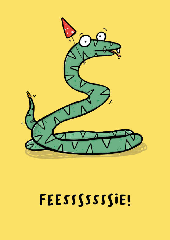Felicitatiekaart SSSssSSuper gedaan! - Felicitatiekaarten Felicitatiekaarten - Felicitatiekaart SSSssSSuper gedaan!