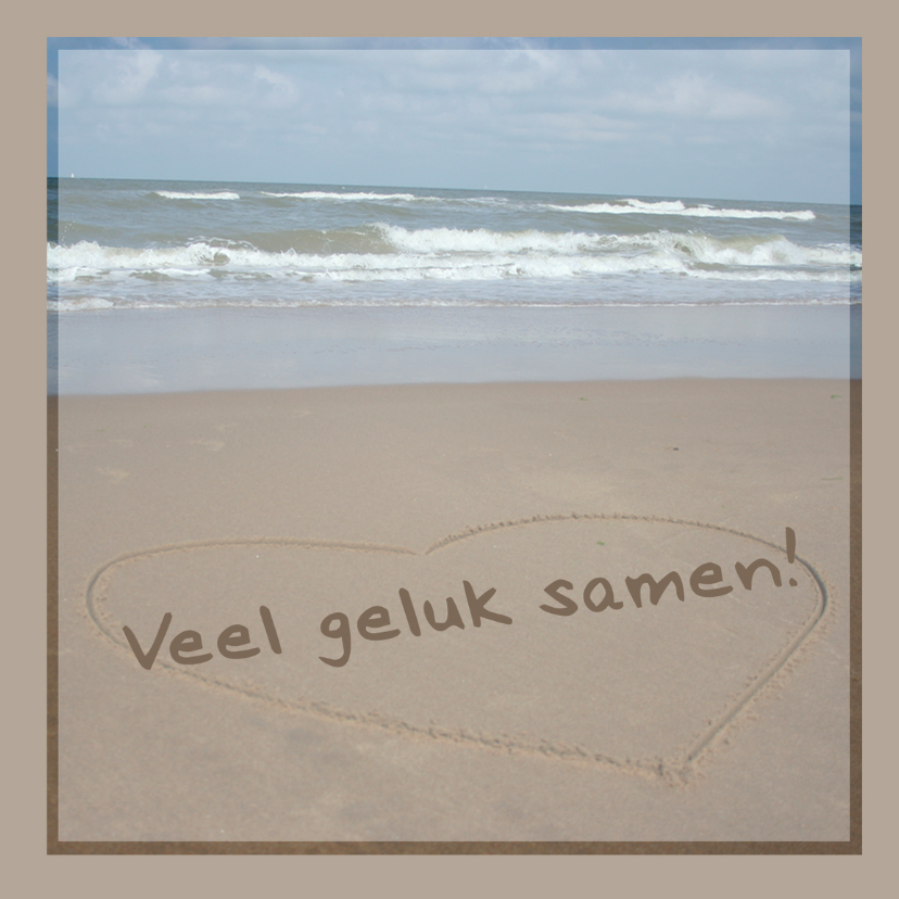 Felicitatiekaart Veel geluk samen - Felicitatiekaarten Felicitatiekaarten - Felicitatiekaart Veel geluk samen