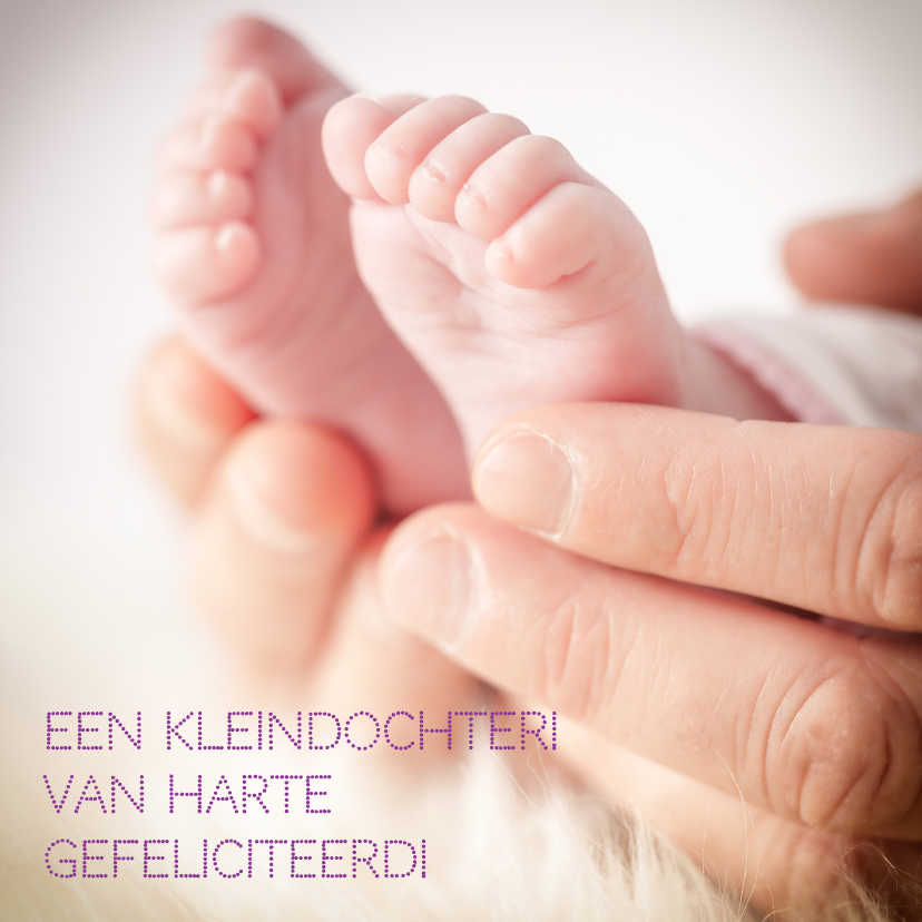Felicitatiekaart - voetjes - MM - Felicitatiekaarten Felicitatiekaarten - Felicitatiekaart - voetjes - MM