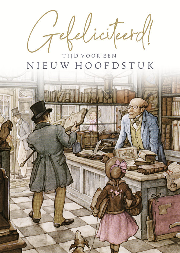 Felicitatiekaarten - Felicitatiekaart voor pensioen een nieuw hoofdstuk