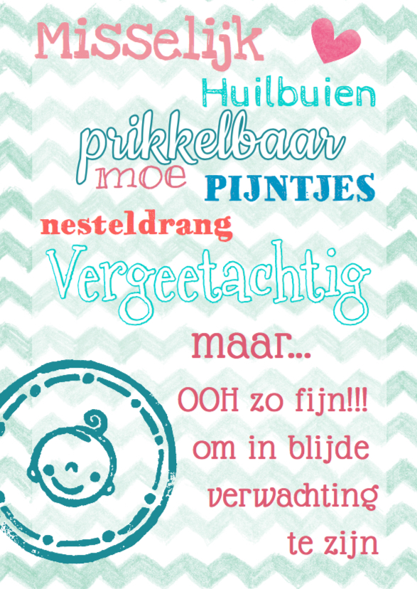Felicitatiekaart zwanger grappig - Felicitatiekaarten Felicitatiekaarten - Felicitatiekaart zwanger grappig