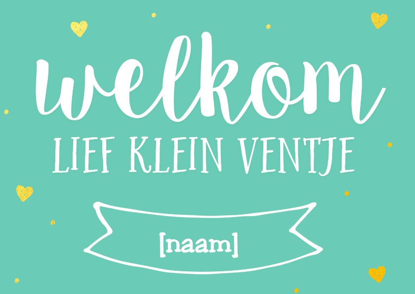 Geboorte - welkom lief klein ventje (mintgroen) - Felicitatiekaarten Felicitatiekaarten - Geboorte - welkom lief klein ventje (mintgroen)