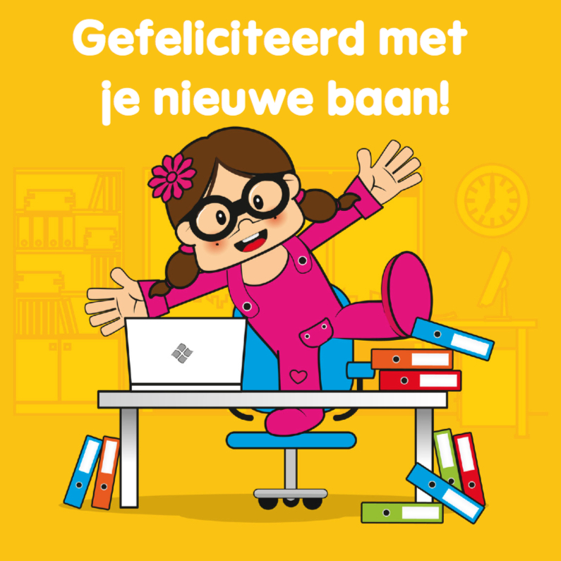 Gefeliciteerd nieuwe baan geslaagd 23 - Felicitatiekaarten Felicitatiekaarten - Gefeliciteerd nieuwe baan geslaagd 23