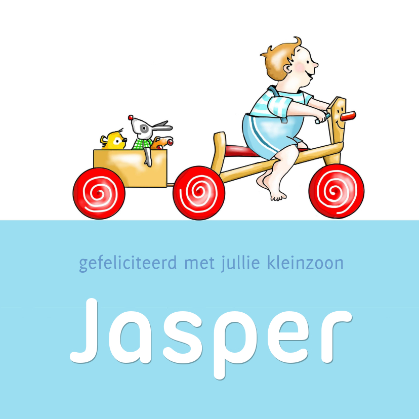 hoera er is een zoontje - Felicitatiekaarten Felicitatiekaarten - hoera er is een zoontje