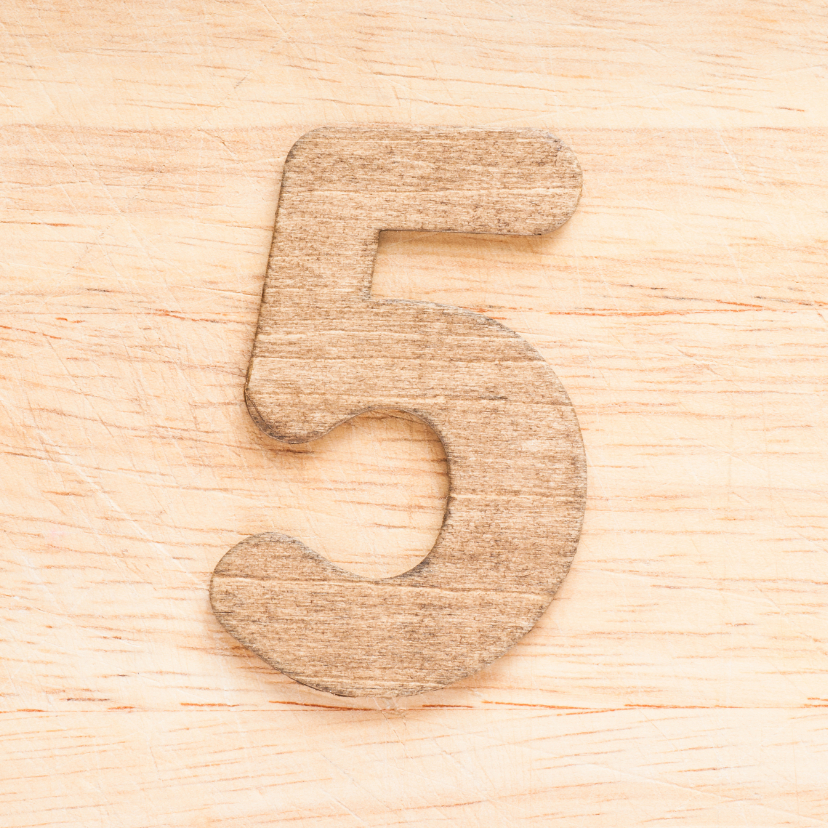 Houten bruiloft - 5 jaar getrouwd - Felicitatiekaarten Felicitatiekaarten - Houten bruiloft - 5 jaar getrouwd
