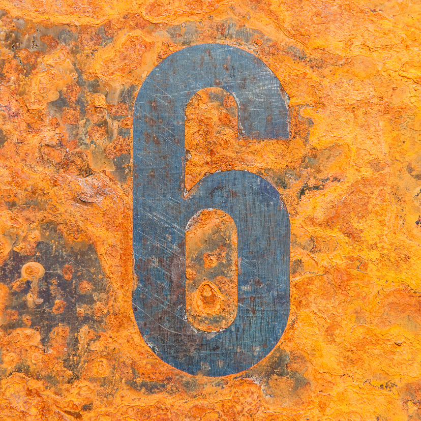 IJzeren bruiloft 6 jaar getrouwd - Felicitatiekaarten Felicitatiekaarten - IJzeren bruiloft 6 jaar getrouwd