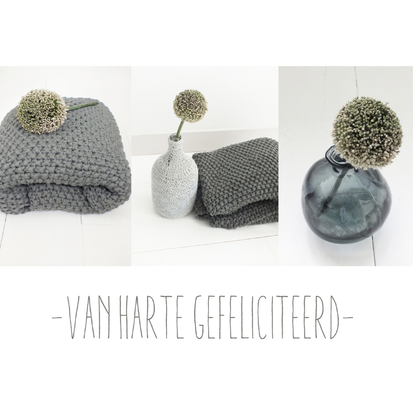 Kaart Bloem foto gefeliciteerd - Felicitatiekaarten Felicitatiekaarten - Kaart Bloem foto gefeliciteerd
