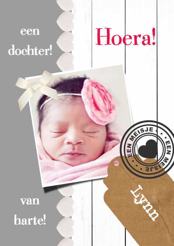Lieve geboortefelicitatie - DH - Felicitatiekaarten Felicitatiekaarten - Lieve geboortefelicitatie - DH