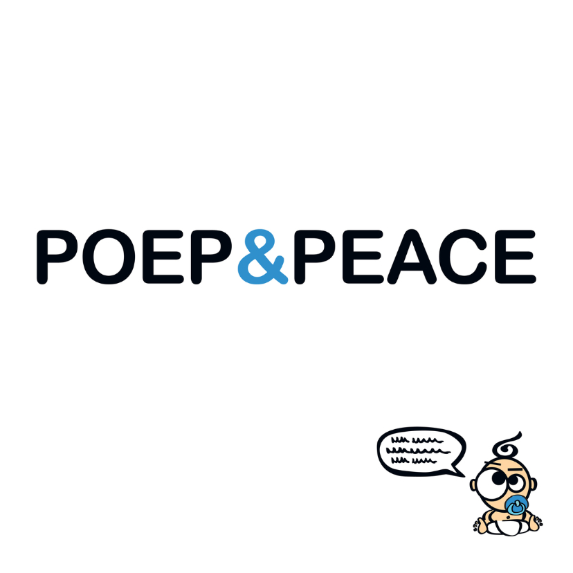Poep en Peace jongen - Felicitatiekaarten Felicitatiekaarten - Poep en Peace jongen