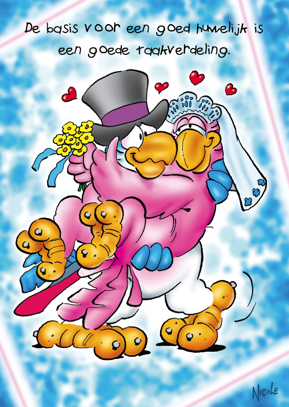 rocco huwelijk 1 bruidspaar papegaaien - Felicitatiekaarten Felicitatiekaarten - rocco huwelijk 1 bruidspaar papegaaien