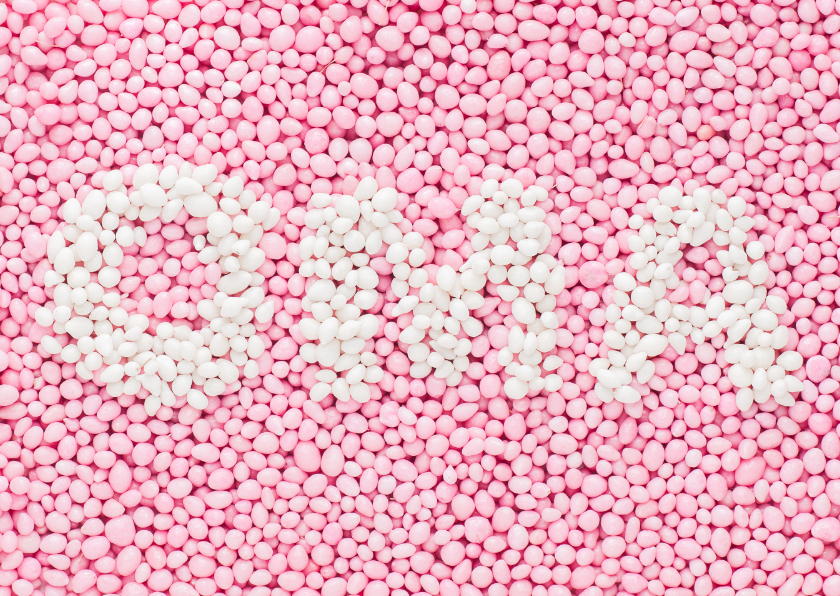 Roze muisjes met oma voor kleindochter - Felicitatiekaarten Felicitatiekaarten - Roze muisjes met oma voor kleindochter