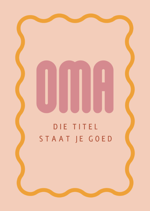 Vrolijke kleurrijke felicitatiekaart voor oma - Felicitatiekaarten Felicitatiekaarten - Vrolijke kleurrijke felicitatiekaart voor oma