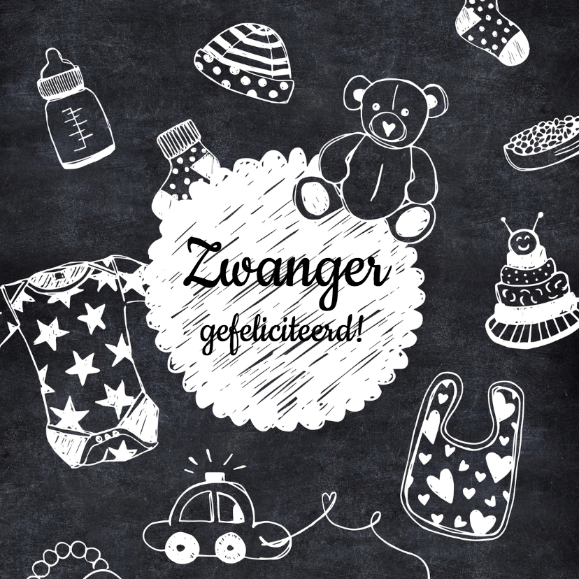 Zwanger felicitatie tekeningen - Felicitatiekaarten Felicitatiekaarten - Zwanger felicitatie tekeningen