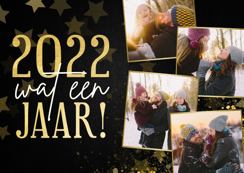 Fotocollage terugblik 2021 wat een jaar - Fotokaarten Fotokaarten - Fotocollage terugblik 2021 wat een jaar