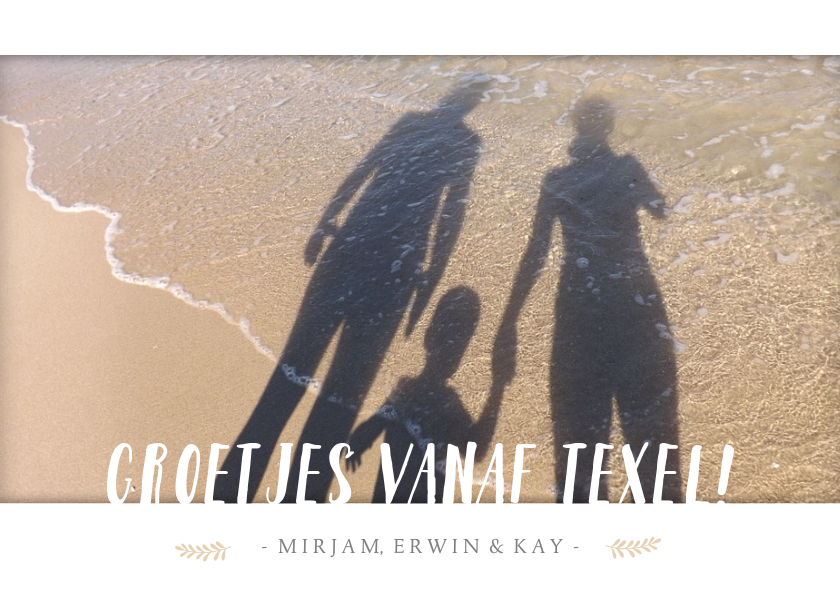 Fotokaart liggend met 1 grote foto en ruimte voor tekst. - Fotokaarten Fotokaarten - Fotokaart liggend met 1 grote foto en ruimte voor tekst.