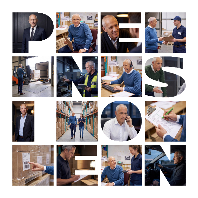 Fotokaarten - Fotokaart pensioen fotocollage zelf maken blanco