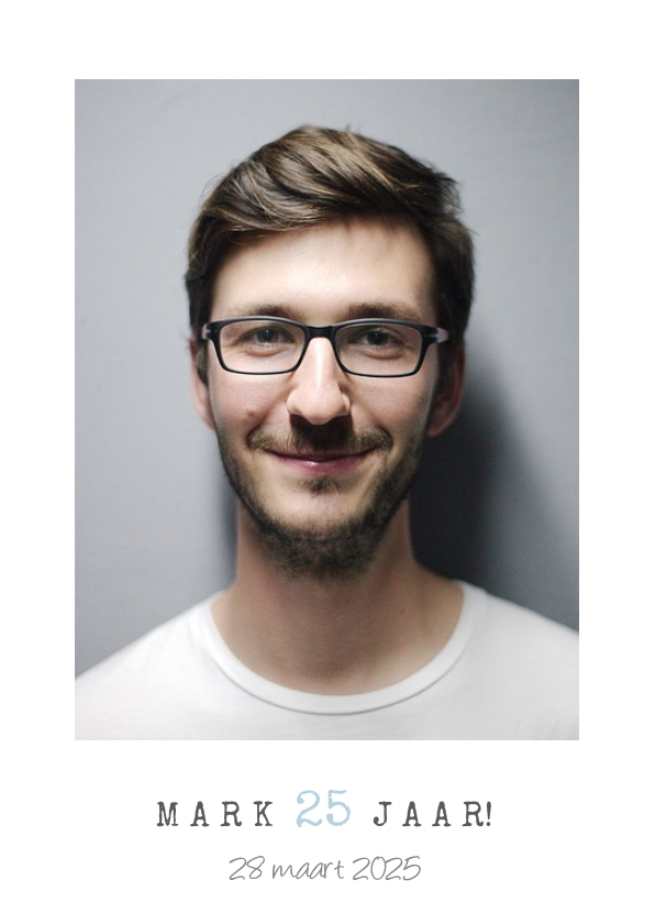 Fotokaart staand simpel met grote foto en ruimte voor tekst - Fotokaarten Fotokaarten - Fotokaart staand simpel met grote foto en ruimte voor tekst