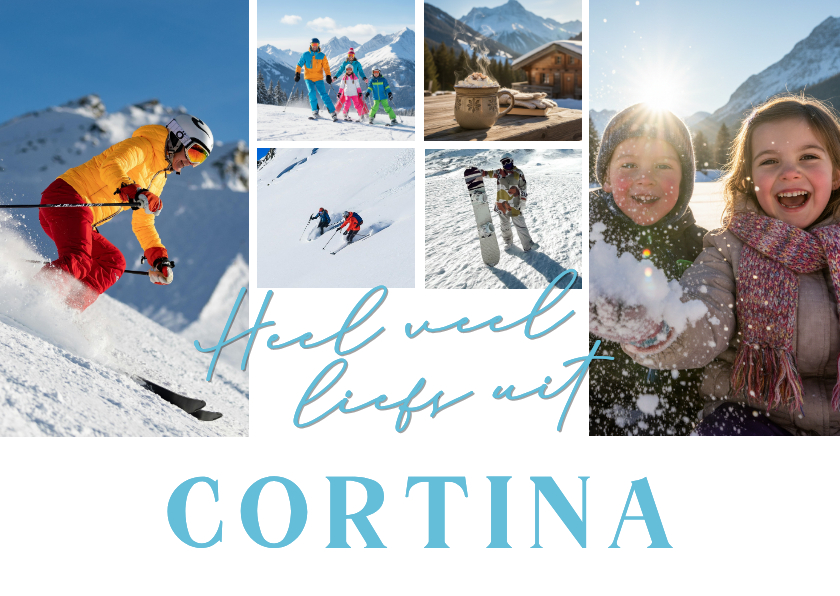 Fotokaarten - Fotokaart Wintersport