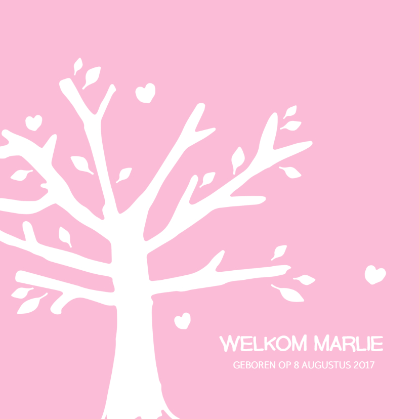 Geboorte boom - Geboortekaartjes Geboortekaartjes - Geboorte boom