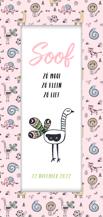 Geboorte lieve pauw - Geboortekaartjes Geboortekaartjes - Geboorte lieve pauw
