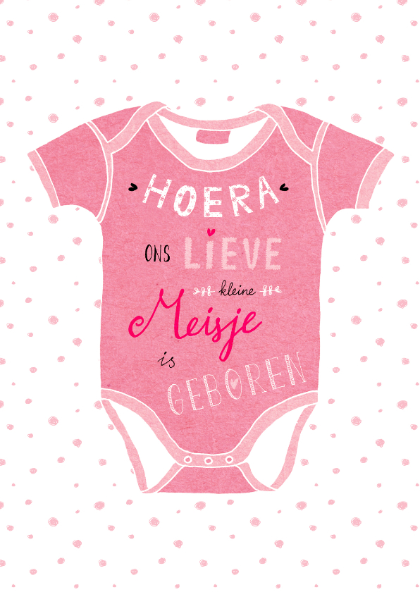 geboorte-romper-meisje-HR - Geboortekaartjes Geboortekaartjes - geboorte-romper-meisje-HR