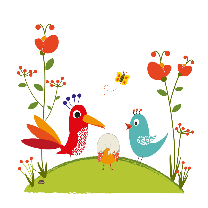 Geboortekaart onder eierschaal - Geboortekaartjes Geboortekaartjes - Geboortekaart onder eierschaal