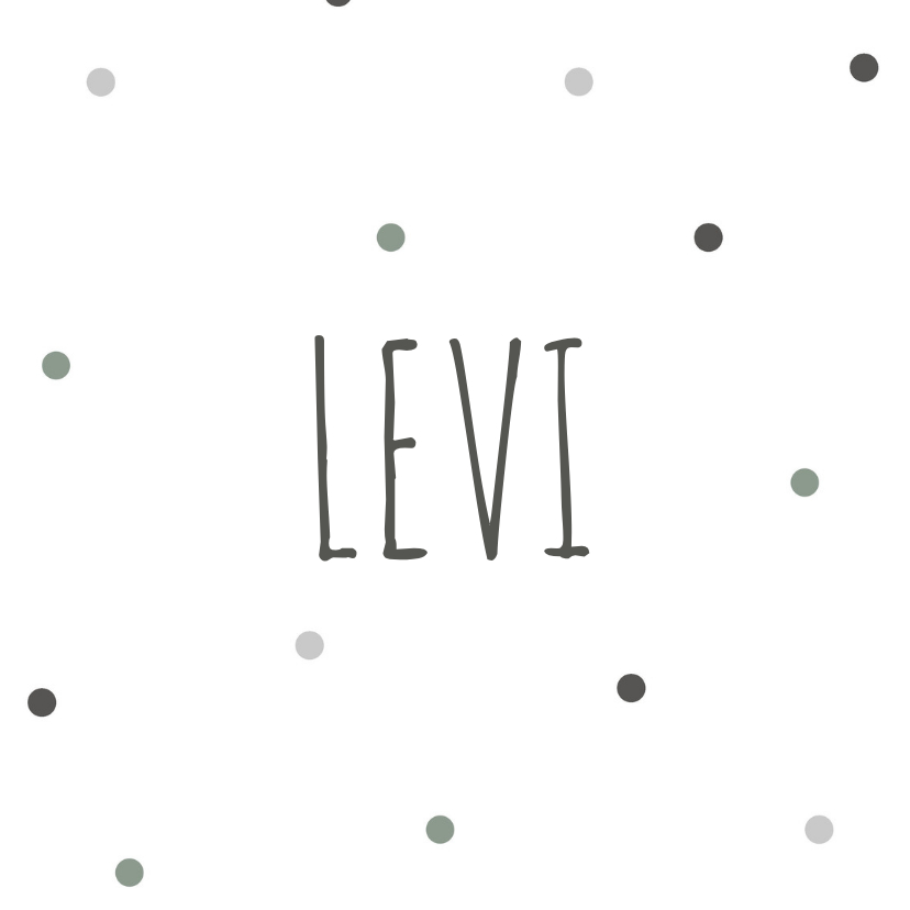 Geboortekaartjes - Geboortekaartje Levi Jonas