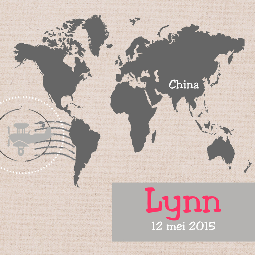 Geboortekaartje Lynn - Geboortekaartjes Geboortekaartjes - Geboortekaartje Lynn