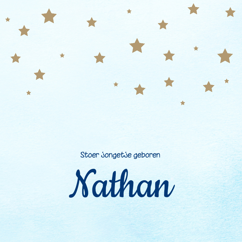Geboortekaartje Nathan SK - Geboortekaartjes Geboortekaartjes - Geboortekaartje Nathan SK