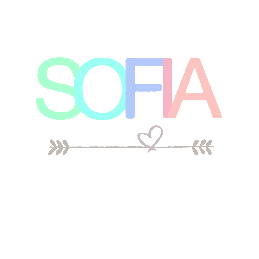 Geboortekaartje vrolijk Sofia - Geboortekaartjes Geboortekaartjes - Geboortekaartje vrolijk Sofia