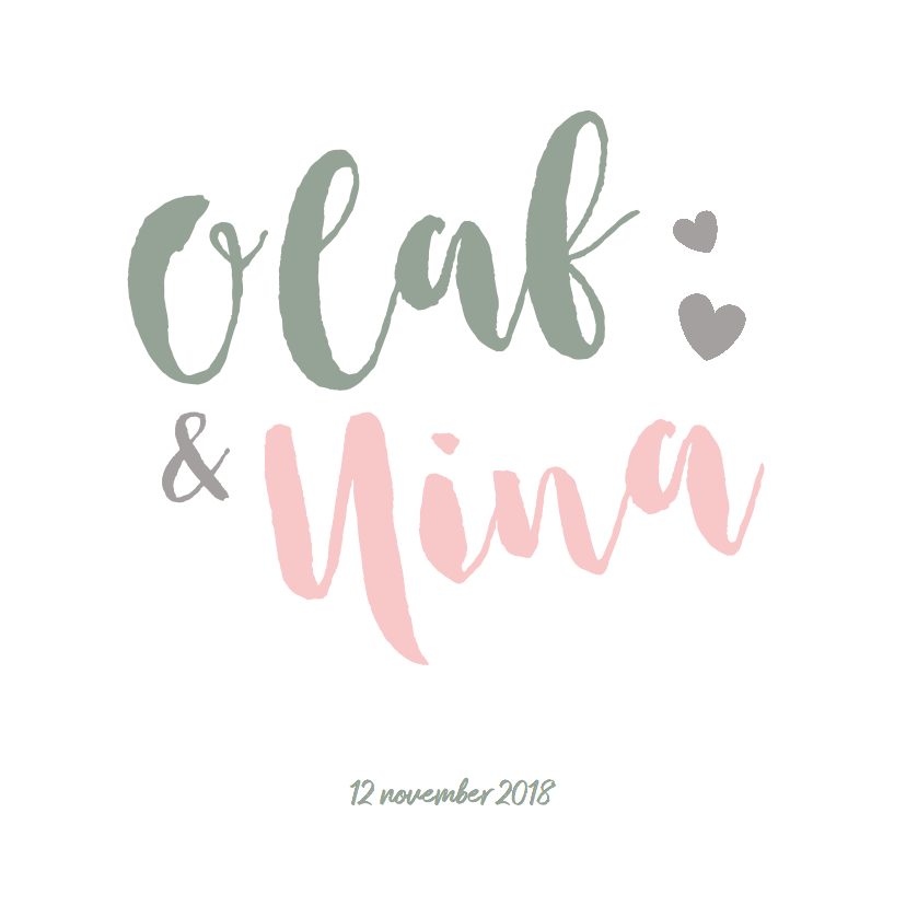 Lief geboortekaartje tweeling - Geboortekaartjes Geboortekaartjes - Lief geboortekaartje tweeling