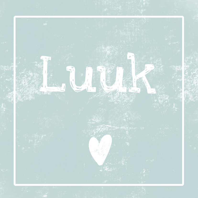 Stoer maar ook lief geboortekaartje voor een jongen - Geboortekaartjes Geboortekaartjes - Stoer maar ook lief geboortekaartje voor een jongen