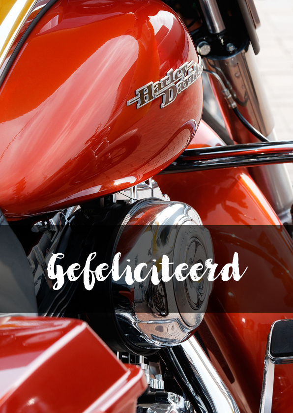 Geslaagd kaarten - Gave Motor Felicitatie Rijbewijs