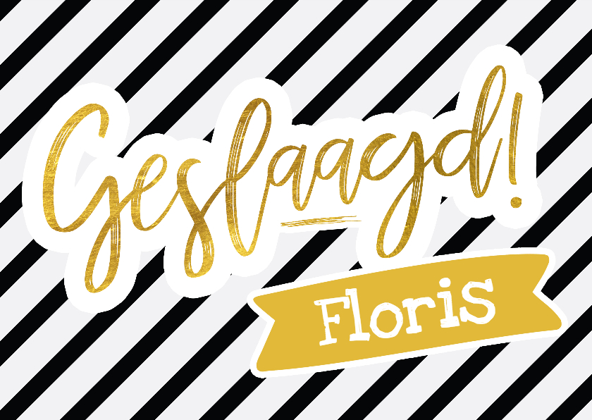 Geslaagd - geslaagdkaart met naam - Geslaagd kaarten Geslaagd kaarten - Geslaagd - geslaagdkaart met naam