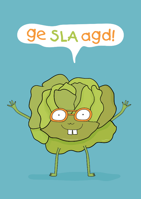 Geslaagd kaart geSLAagd! - Geslaagd kaarten Geslaagd kaarten - Geslaagd kaart geSLAagd!