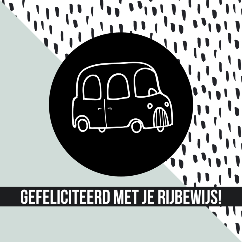 Geslaagd kaarten - Geslaagd kaart Rijbewijs