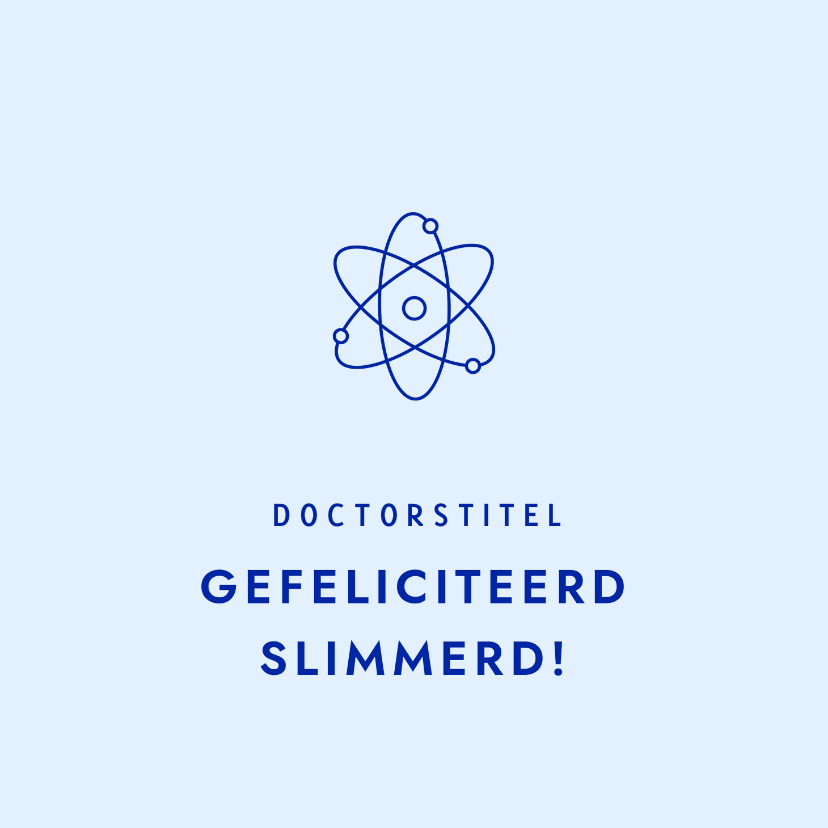 Geslaagdkaart met wetenschappelijke illustratie - Geslaagd kaarten Geslaagd kaarten - Geslaagdkaart met wetenschappelijke illustratie