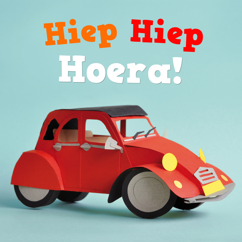 Hiep hiep hoera rode eend - Geslaagd kaarten Geslaagd kaarten - Hiep hiep hoera rode eend