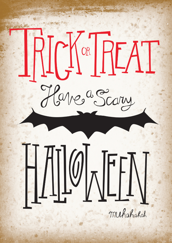 Have a scary Halloween - Halloween kaarten Halloween kaarten - Have a scary Halloween
