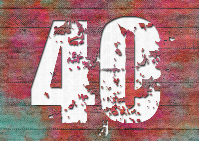 13131 Huwelijksjubileum 40 jaar - Jubileumkaarten Jubileumkaarten - 13131 Huwelijksjubileum 40 jaar