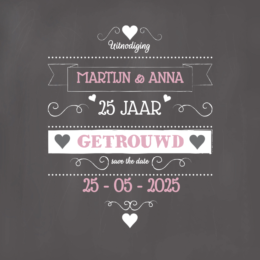 Huwelijksjubileum Affiche Tekst - Jubileumkaarten Jubileumkaarten - Huwelijksjubileum Affiche Tekst